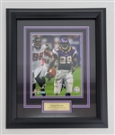 Adrian Peterson Autographed & Framed 8x10 Photo