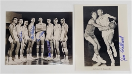 Lot of 2 Minneapolis Lakers Autographed 8x10 Photos w/ George Mikan PSA/DNA