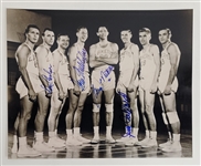 Lot of 2 Minneapolis Lakers Autographed 8x10 Photos w/ George Mikan PSA/DNA