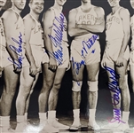 Lot of 2 Minneapolis Lakers Autographed 8x10 Photos w/ George Mikan PSA/DNA