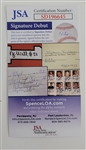 Hendon Hooker Autographed Custom College Jersey JSA