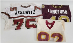 Lot of 2 Minnesota Gophers 1992 Game Worn Football Jerseys + 4 Pairs of Game Used Pants