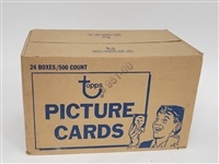 Factory Sealed 1990 Topps Baseball Vending Case - 24 Boxes/500 Cards