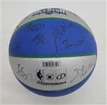 2010 NBA All-Stars & Coach Autographed Basketball w/ Kevin Durant Tim Duncan Dwyane Wade & Kevin Garnett NBA LOA & Beckett LOA