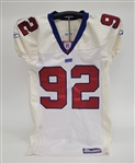 Michael Strahan 2003 New York Giants Game Issued Jersey w/ Dave Miedema LOA