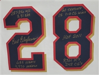 Bert Blyleven Signed Majestic Authentic Minnesota Twins Jersey with 9 Career Inscribed Stats w/Blyleven Signed Letter of Provenance