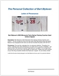 Bert Blyleven 2023 Minnesota Twins Spring Training Coaches Used Uniform Signed w/Blyleven Signed Letter of Provenance