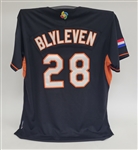 Bert Blyleven 2009 Team Nederland World Baseball Classic Game Used Jersey w/Blyleven Signed Letter of Provenance
