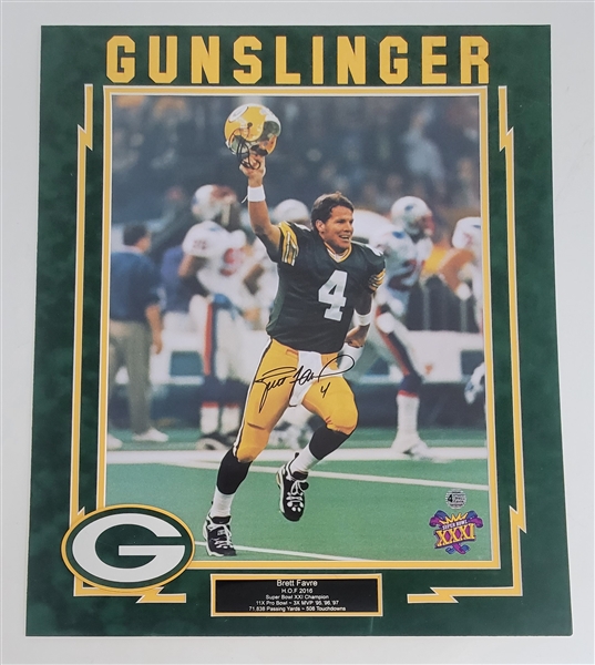 Brett Favre Autographed 16x20 Mounted Photo
