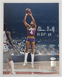 Lot of 2 Dominique Wilkins & Adrian Dantley Autographed 16x20 & 8x10 Photos