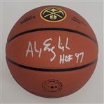 Alex English Autographed & HOF Inscribed Denver Nuggets Basketball