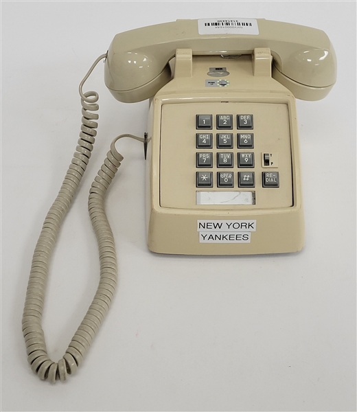 2009 New York Yankees Used Press Room Phone MLB & Steiner