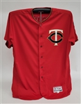 Miguel Sano 2016 Minnesota Twins Game Used & Autographed Jersey MLB