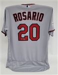 Eddie Rosario 2017 Minnesota Twins Game Issued & Autographed Postseason Jersey MLB