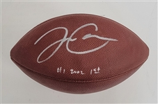 David Carr 2002 Game Used Autographed & Inscribed Football TriStar