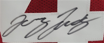 Jerry Jeudy Autographed Custom College Jersey JSA