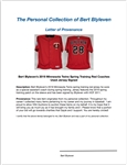 Bert Blyleven 2019 Minnesota Twins Spring Training Red Coaches Used Jersey Signed w/Blyleven Signed Letter of Provenance
