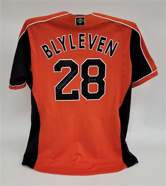 Bert Blyleven 2019 Kingdom of Netherlands Game Used Premier 12 Series Jersey Signed w/Blyleven Signed Letter of Provenance