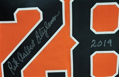 Bert Blyleven 2019 Kingdom of Netherlands Game Used Premier 12 Series Jersey Signed w/Blyleven Signed Letter of Provenance