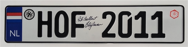 Bert Blyleven Custom Netherland Sign Honoring His Hall of Fame 2011 Induction Signed w/Blyleven Signed Letter of Provenance