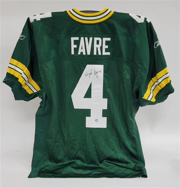 Brett Favre Autographed Authentic Green Bay Packers Jersey