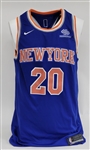 Kevin Knox Autographed Authentic New York Knicks Jersey Beckett