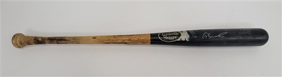 Gary Sanchez 2012 New York Yankees Game Used & Autographed Bat
