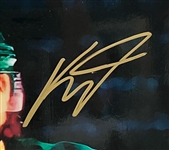 Kirill Kaprizov Autographed 20x28 Young Guns Rookie Card Print Beckett