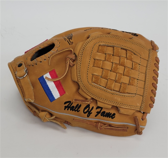 Bert Blyleven 2011 Hall of Fame Presentation Glove by Rawlings w/Blyleven Signed Letter of Provenance