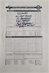 Bert Blyleven Final Broadcast Display 9/2/20 with Headset, Score Sheet Signed and HOF Baseball w/Blyleven Signed Letter of Provenance