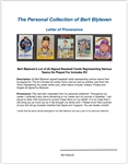 Bert Blyleven Lot of (5) Signed Baseball Cards Representing Various Teams He Played For Includes RC w/Blyleven Signed Letter of Provenance