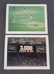 Bert Blyleven Lot of (2) 3,000th Strike Out Minnesota Twins 8x10 Photos w/Blyleven Signed Letter of Provenance