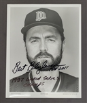 Bert Blyleven Lot of (3) Signed and Inscribed 8x10 Minnesota Twins Photos w/Blyleven Signed Letter of Provenance