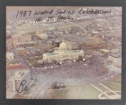 Bert Blyleven Lot of (3) Signed and Inscribed 8x10 Minnesota Twins Photos w/Blyleven Signed Letter of Provenance