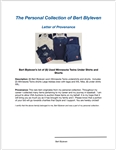 Bert Blyleven lot of (8) Used Minnesota Twins Under Shirts and Shorts w/Blyleven Signed Letter of Provenance