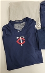 Bert Blyleven Lot of (6) Worn Minnesota Twins Shorts and Tee Shirts w/Blyleven Signed Letter of Provenance