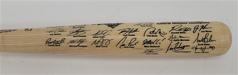 Bert Blyleven 2006 Minnesota Twins AL Central Champions Presentation Bat w/Blyleven Signed Letter of Provenance
