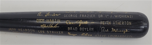 Bert Blyleven 1987 Minnesota Twins World Series Presentation Bat Signed w/Blyleven Signed Letter of Provenance