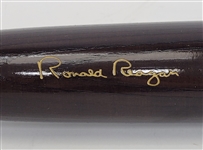 Bert Blyleven President Ronald Regan 100 Year Centennial Celebration Presentation Bat Signed w/Blyleven Signed Letter of Provenance
