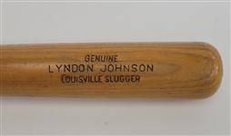 President Lyndon B Johnson 1965-68 Hillerich & Bradsby Co. Presentation Bat Owned by Bert Blyleven w/Blyleven Signed Letter of Provenance