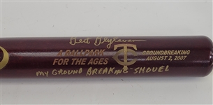 Bert Blyleven Minnesota Twins Target Field Ground Breaking Shovel Signed w/Blyleven Signed Letter of Provenance