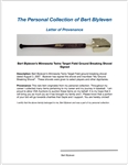 Bert Blyleven Minnesota Twins Target Field Ground Breaking Shovel Signed w/Blyleven Signed Letter of Provenance