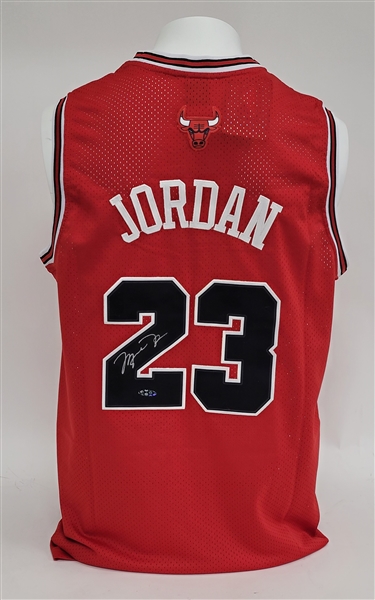 Michael Jordan Autographed Authentic Chicago Bulls Jersey UDA