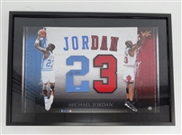 Michael Jordan Autographed & Framed Number 23 Display UDA