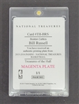 Bill Russell 2015-16 Panini National Treasures Treasures of the Hall Magenta Printing Plate Card 1/1