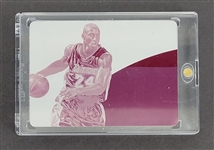 Kobe Bryant 2014-15 Panini Immaculate Collection Jersey Tags Magenta Printing Plate Card 1/1
