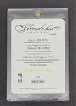 James Worthy 2015-16 Panini Flawless Premium Ink Yellow Printing Plate Card 1/1