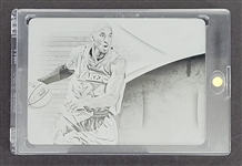 Kobe Bryant 2014-15 Panini Immaculate Collection Jersey Tags Black Printing Plate Card 1/1