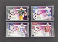 Lot of 4 James Lofton, Billy Johnson, Bill Bates, & Arenas Williams Autographed 2019 Elements Neon Signs Cards