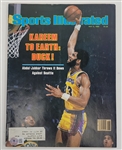Kareem Abdul-Jabbar Autographed 1980 Sports Illustrated Magazine Beckett